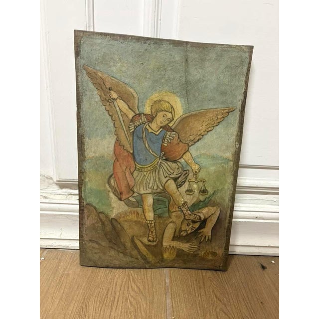 Antique Wooden Panel, 1900 For Sale - Image 3 of 12