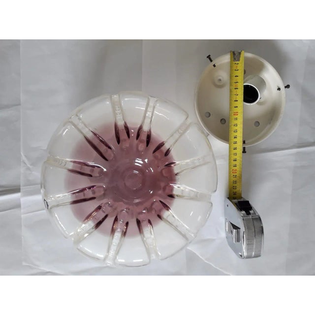 Amethyst Mid 20th Century Amethyst Murano Sconce For Sale - Image 8 of 9