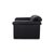 Model 4000 Armchair in Black Leather from Rolf Benz For Sale - Image 9 of 11