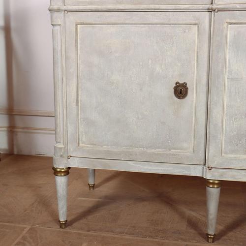 French Marble Top Sideboard, 1890s For Sale - Image 3 of 13