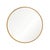 Worlds Away Matthew Izzo Home Cassius Antique Brass Base and Round Marble Top Side Table For Sale - Image 4 of 5