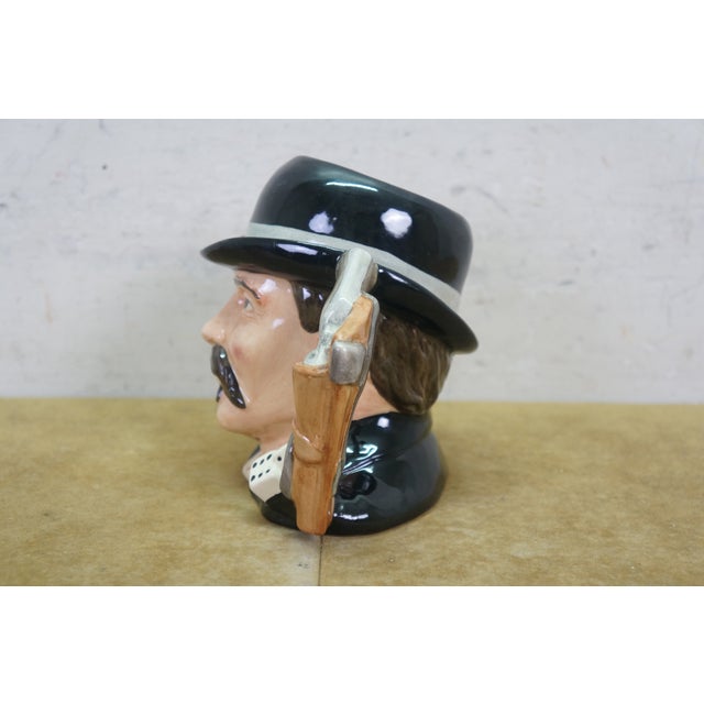 Royal Doulton 1980s American Royal Doulton Doc Holliday Wild West Gambler Toby Character Jug For Sale - Image 4 of 11