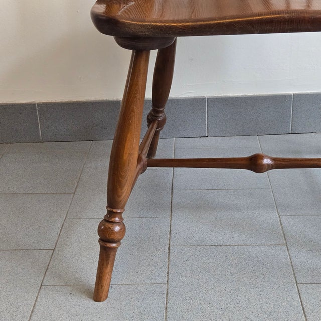 1950s Windsor Armchair in Varnished Beech, 1950s For Sale - Image 5 of 15