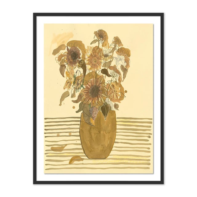 August's Abundance by Katherine Corden Bellisario, Art Print in Black Frame, Large For Sale - Image 4 of 4