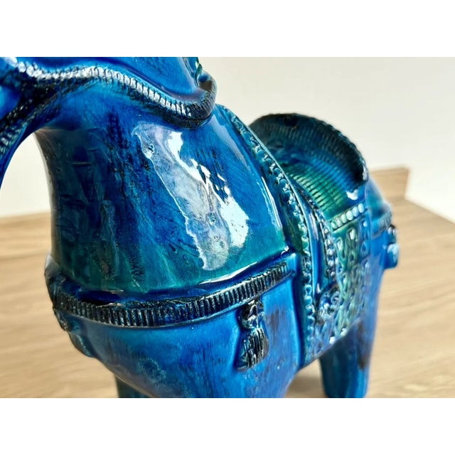 Ceramic Mid-Century Ceramic Horse by Aldo Londi for Bitossi, Italy, 1950s-1960s For Sale - Image 7 of 13