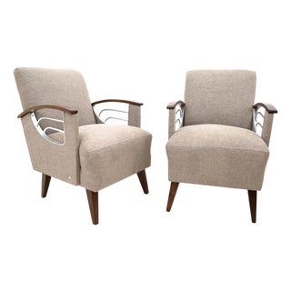 Vintage Armchairs, Czech Republic, 1960s, Set of 2 For Sale