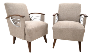 Vintage Armchairs, Czech Republic, 1960s, Set of 2