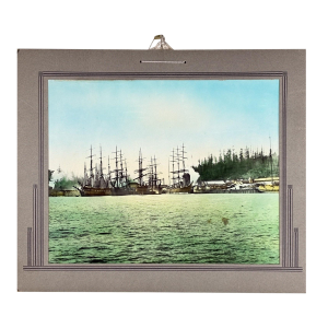 Rare Antique Hand-Colored Photograph of Port Blakely, Wa Mill (C. 1900) by Wilhelm Hester