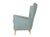 Mid-Century Modern Mid-Century Modern Italian Grey Fabric and Wood Chair, 1950s For Sale - Image 3 of 7