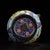 Yellow Pair of Chinese Cloisonné "Crane & Willow" Vases With Beast Handles - 15.8 LBS For Sale - Image 8 of 9