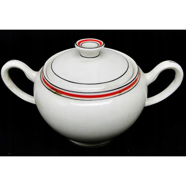 Art Deco Sugar Bowl from Giesche, Poland, 1930s For Sale - Image 4 of 5