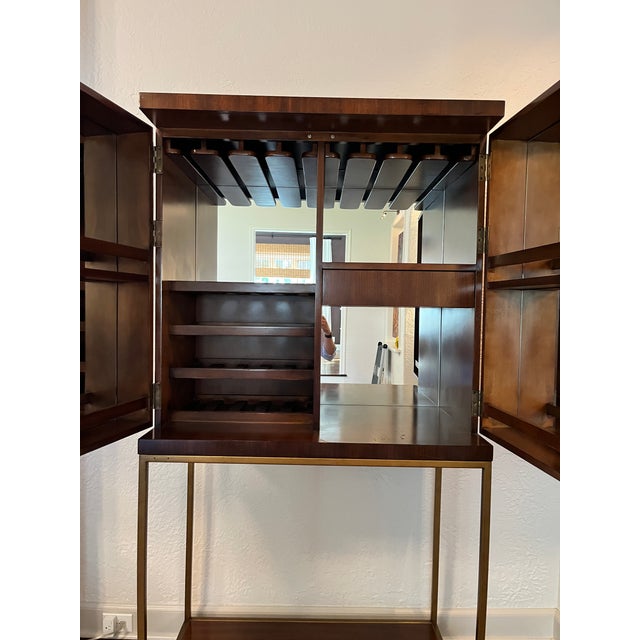 Mid-Century Modern Mid Century Style Bar Cabinet For Sale - Image 3 of 13