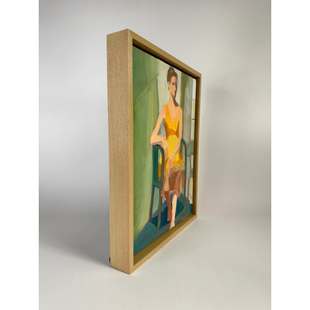 Figurative Late 20th Century Figural Painting of a Woman by Jill Worm For Sale - Image 3 of 5