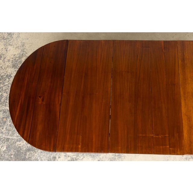 Wood Antique English Victorian Drop-Leaf Dining Table in Mahogany, Late 19th Century For Sale - Image 7 of 18