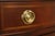 Henkel Harris Mahogany Demilune Console Cabinet Console For Sale - Image 11 of 18