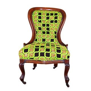Vintage Victorian Spoon-Back Chair For Sale