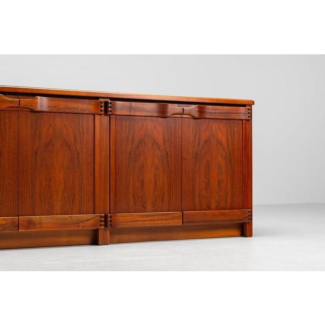 Brown Sideboard in Walnut by Franz Xaver for Sproll, Switzerland, 1960 For Sale - Image 8 of 14