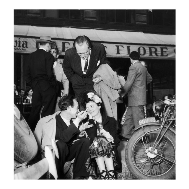 Cafe De Flore, Silver Gelatin Fibre Print, 1948 For Sale