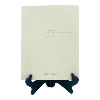 The Estate of Jacqueline Kennedy-Onassis Sothebys Catalog Book Apr 23-26 1996 For Sale