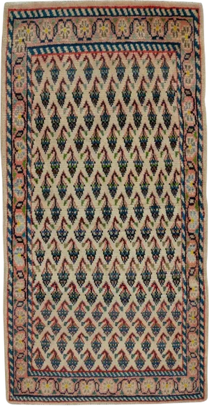 Vintage Persian Hamadan Rug – Size: 2' 2" X 4' 4"