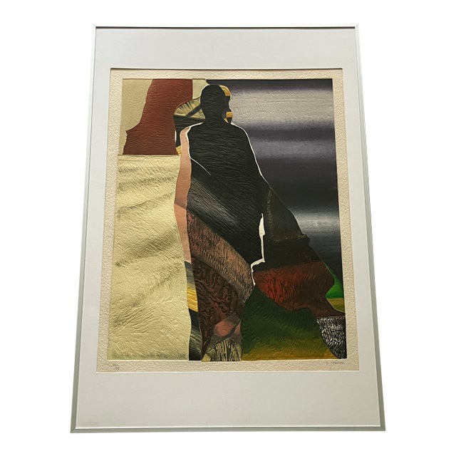 Geneviève Hugon, Carborundum Mezzotint Etching, 1980s, Framed For Sale