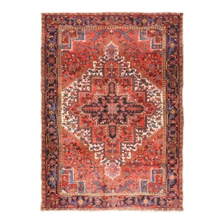 Antique Heriz Rug 7'9'' x 10'11'' For Sale
