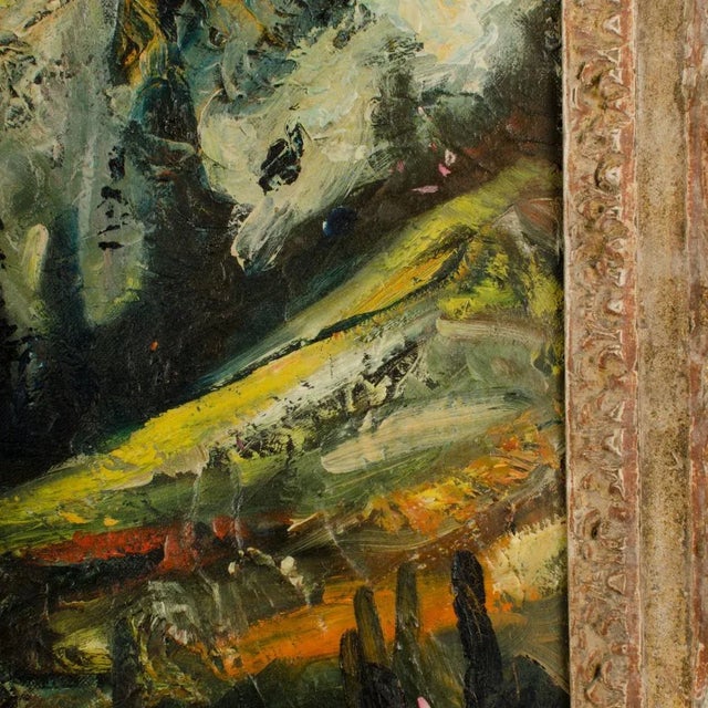 Carlos Lopez-Ruiz (Bolivian-American 1912 -1972) View of Funza. Landscape. For Sale In Philadelphia - Image 6 of 12