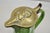 Antique Gothic Renaissance Green Ceramic Pitcher With Brass Soldier Armor Lid For Sale In Philadelphia - Image 6 of 11