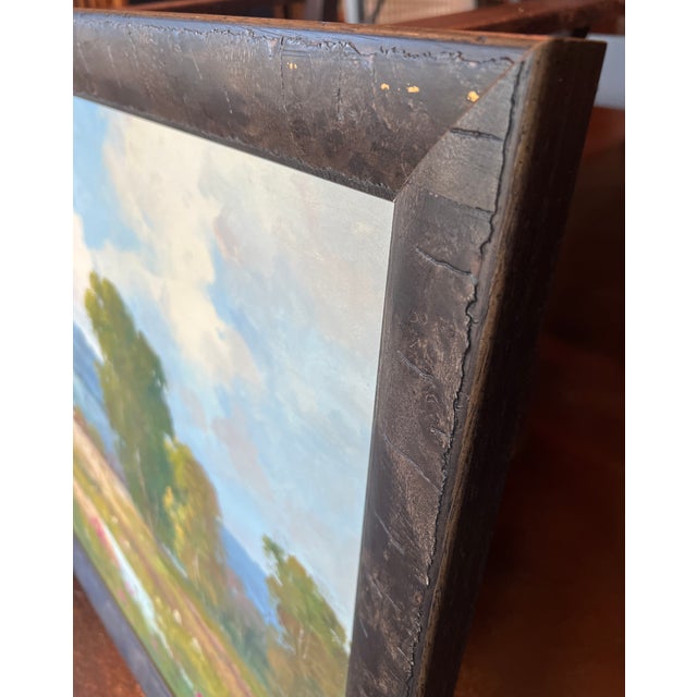 California Wildflowers Impressionist Oil Painting, Framed For Sale - Image 12 of 15