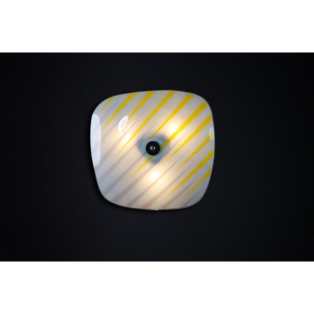 Mid-Century No56 Glass Hanging Wall Light, 1958 For Sale - Image 3 of 10