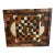 Mixed Media Collage on Antique Gameboard For Sale