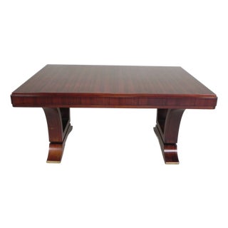 Art Deco Dining Table in Rosewood Veneer, 1930s For Sale