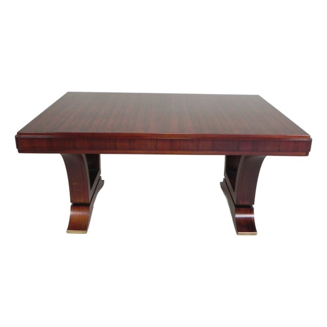 Art Deco Dining Table in Rosewood Veneer, 1930s For Sale