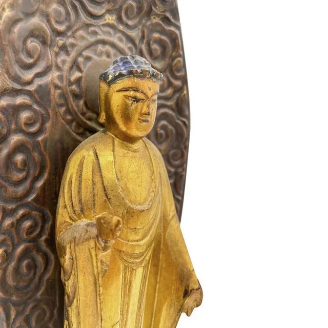 Late 19th Century 19th Century Japanese Edo Amida Nyorai Buddha Buddhist Figure For Sale - Image 5 of 6