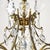 Vintage Brass and Crystal Chandelier 5 Light Baroque Rococo Revival Made in Sweden For Sale - Image 12 of 18