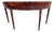 Long Federal Style Demi Lune Inlaid Mahogany Console Table For Sale
