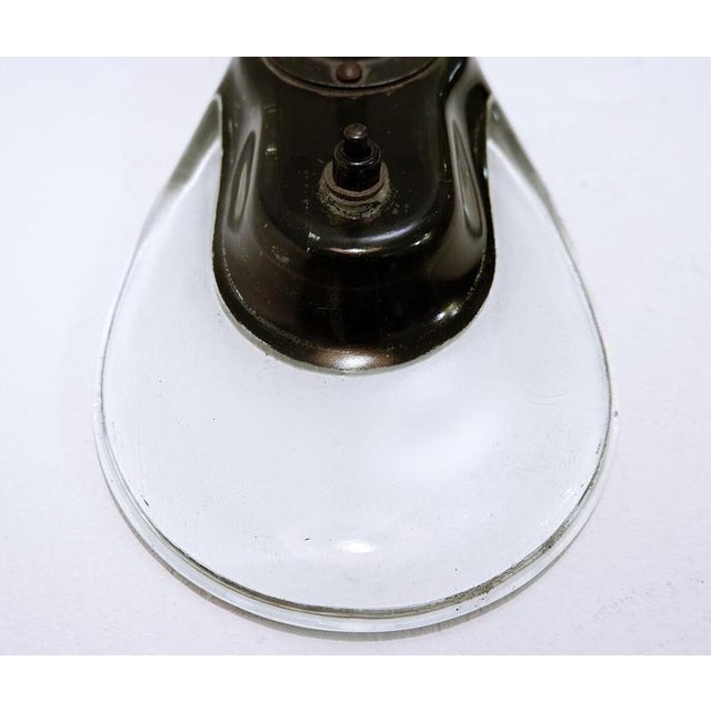 Measures :22cmx16cm H:45cm Materials :Glass - Metal This piece is attributed to the mentioned designer/maker. It has no...