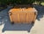 Vintage Campaign Style Woven Rattan Console Cabinet For Sale In Naples, FL - Image 6 of 12