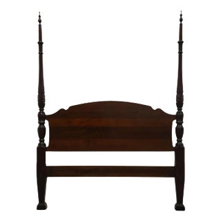 High End Solid Cherry Traditional Style Queen Size Poster Headboard For Sale