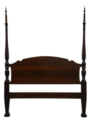 High End Solid Cherry Traditional Style Queen Size Poster Headboard