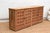 Brown 80" Long Reclaimed Teak Lotus Flower Credenza For Sale - Image 8 of 10