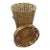 Vintage Lidded Basket For Sale