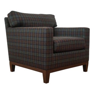 Bryant Club Chair, Espresso Mahogany For Sale