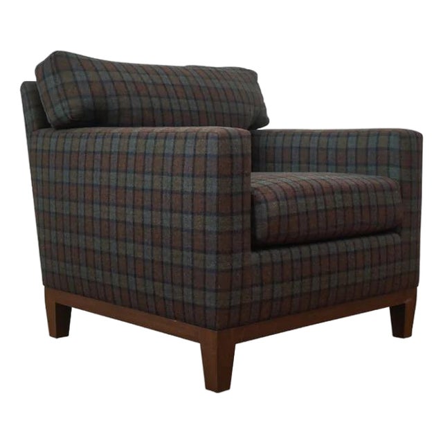 Bryant Club Chair, Espresso Mahogany For Sale