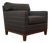 Bryant Club Chair, Espresso Mahogany For Sale
