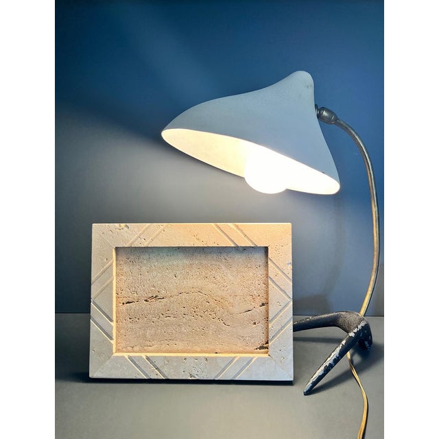 Mid-Century Beige Table Lamp by Louis Kalff for Philips, Netherlands, 1950s For Sale - Image 3 of 11
