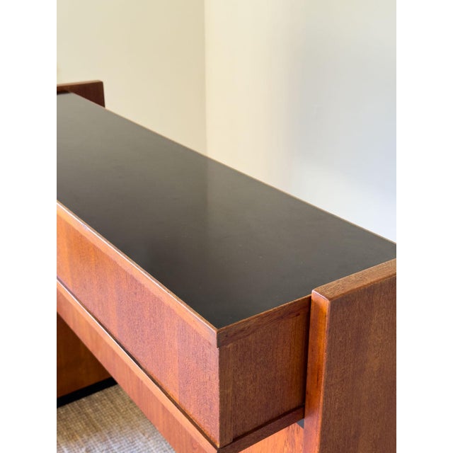 1960s Glass & Teak Drinks Bar by Erik Buch for Dyrlund, Denmark, 1960s For Sale - Image 5 of 17