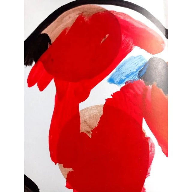 Pierre Tal-Coat, Beautiful Diptych Lithograph, Abstract Composition, specially created for Derriere le Miroir, 1965 56 x...