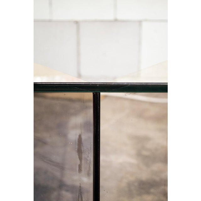 Square Mirrored Glass Blok Coffee Table by Nanda Vigo for Acerbis, 1970s For Sale - Image 3 of 5