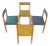 Vintage Dining Room Chairs from Lübke, 1960s, Set of 4 For Sale